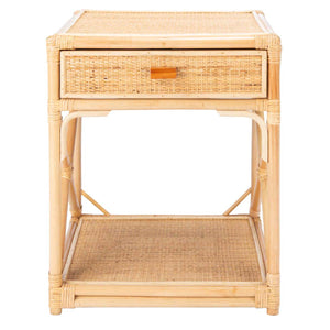 Safavieh Bali 1 Drawer 1 Shelf Nightstand - Natural