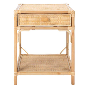 Safavieh Roya 1 Drawer 1 Shelf Nightstand - Natural