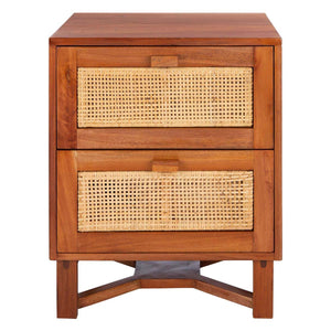 Safavieh Hedwig 2 Drawer Nightstand - Natural