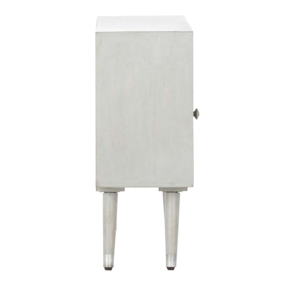 Safavieh Brandy 1 Drawer Textured Nightstand - Grey Walnut