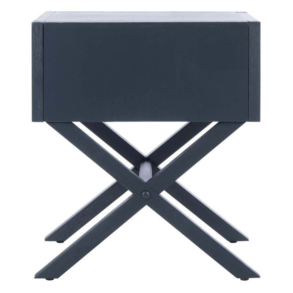 Safavieh Odilia 1 Drawer Nightstand-Navy