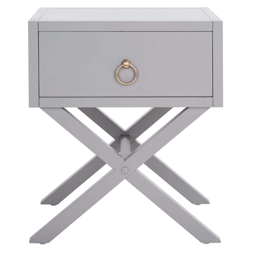 Safavieh Odilia 1 Drawer Nightstand - Grey