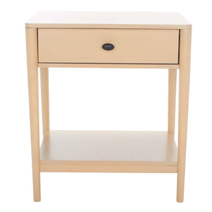 Safavieh  Boden 1 Drawer Nightstand  - White Wash