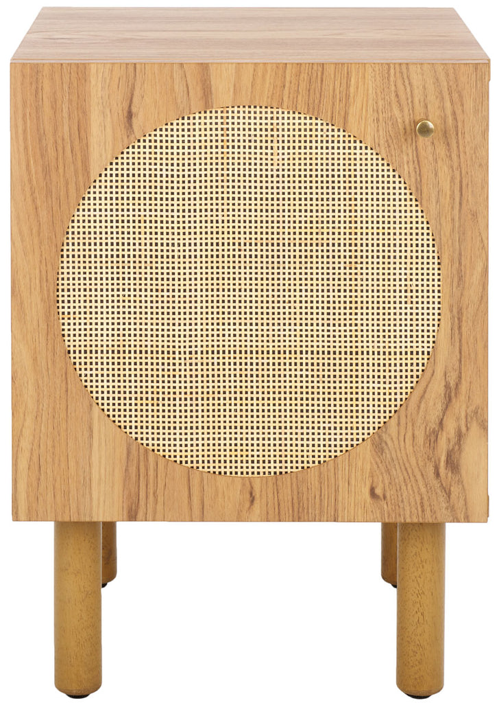 Safavieh Ophelia 1 Door Night Stand - Oak / Natural
