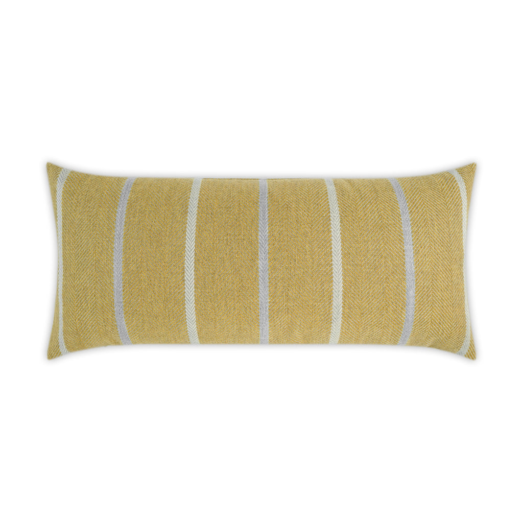 Sterling Lumbar Outdoor Throw Pillow - Saffron | DV KAP
