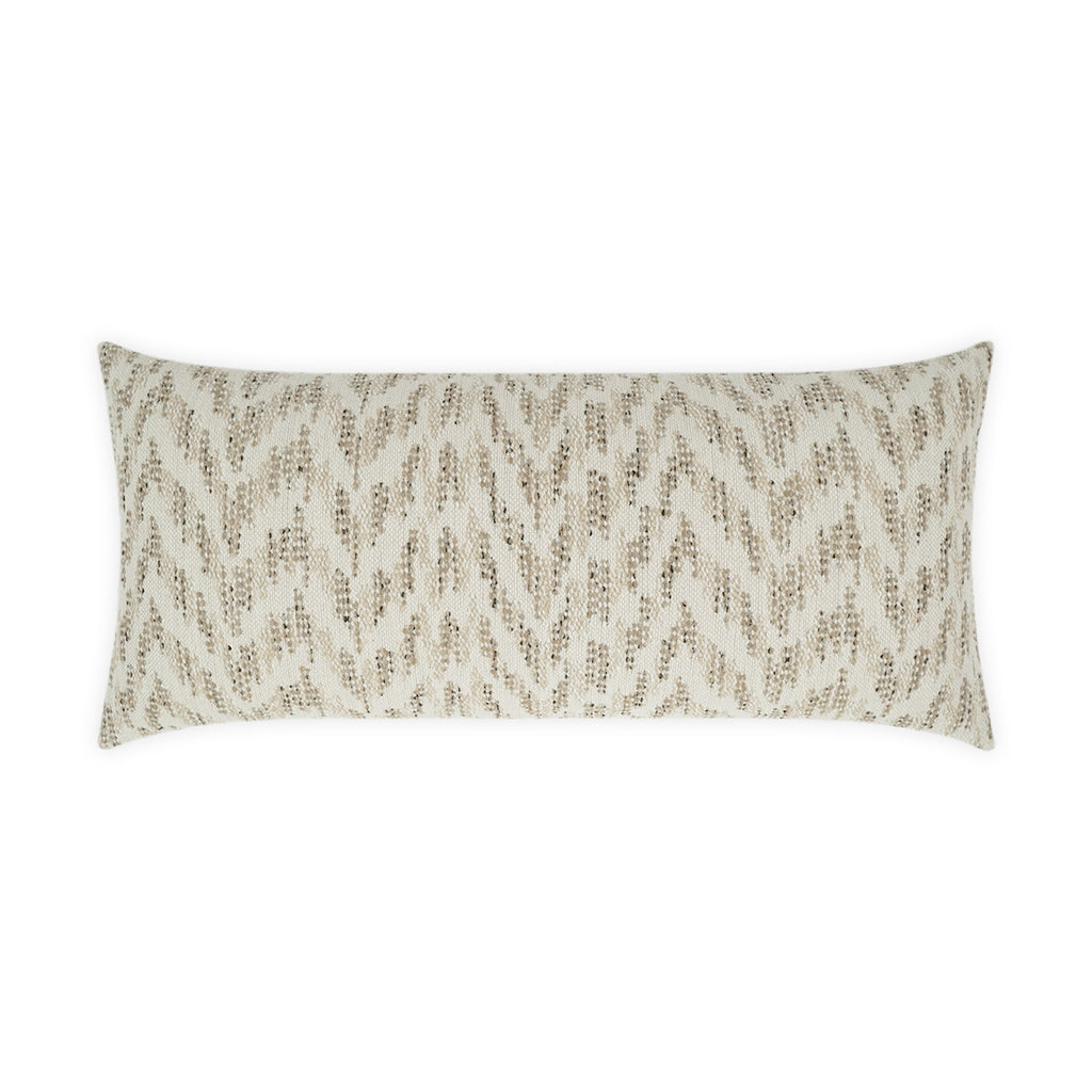 Sliderule Lumbar Outdoor Throw Pillow - Natural | DV KAP
