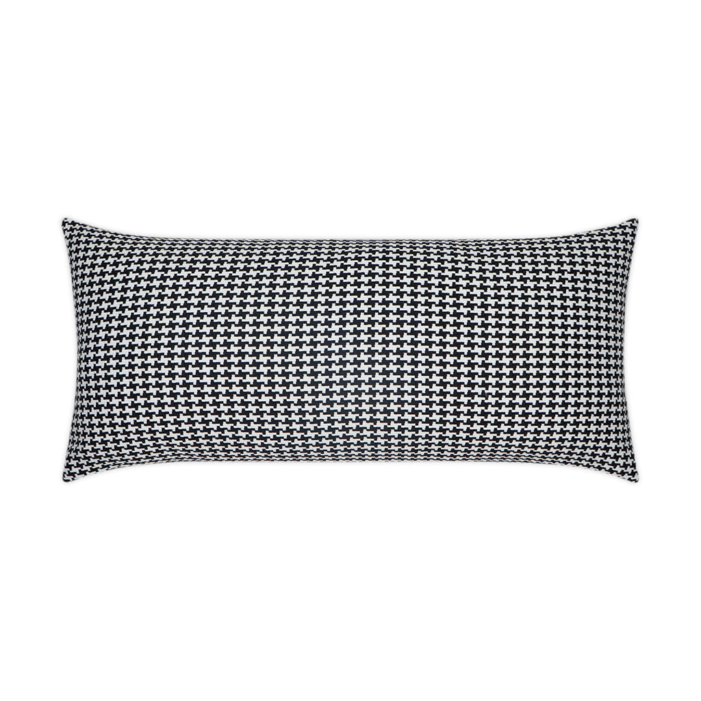 Bedford Lumbar Outdoor Throw Pillow - Black | DV KAP