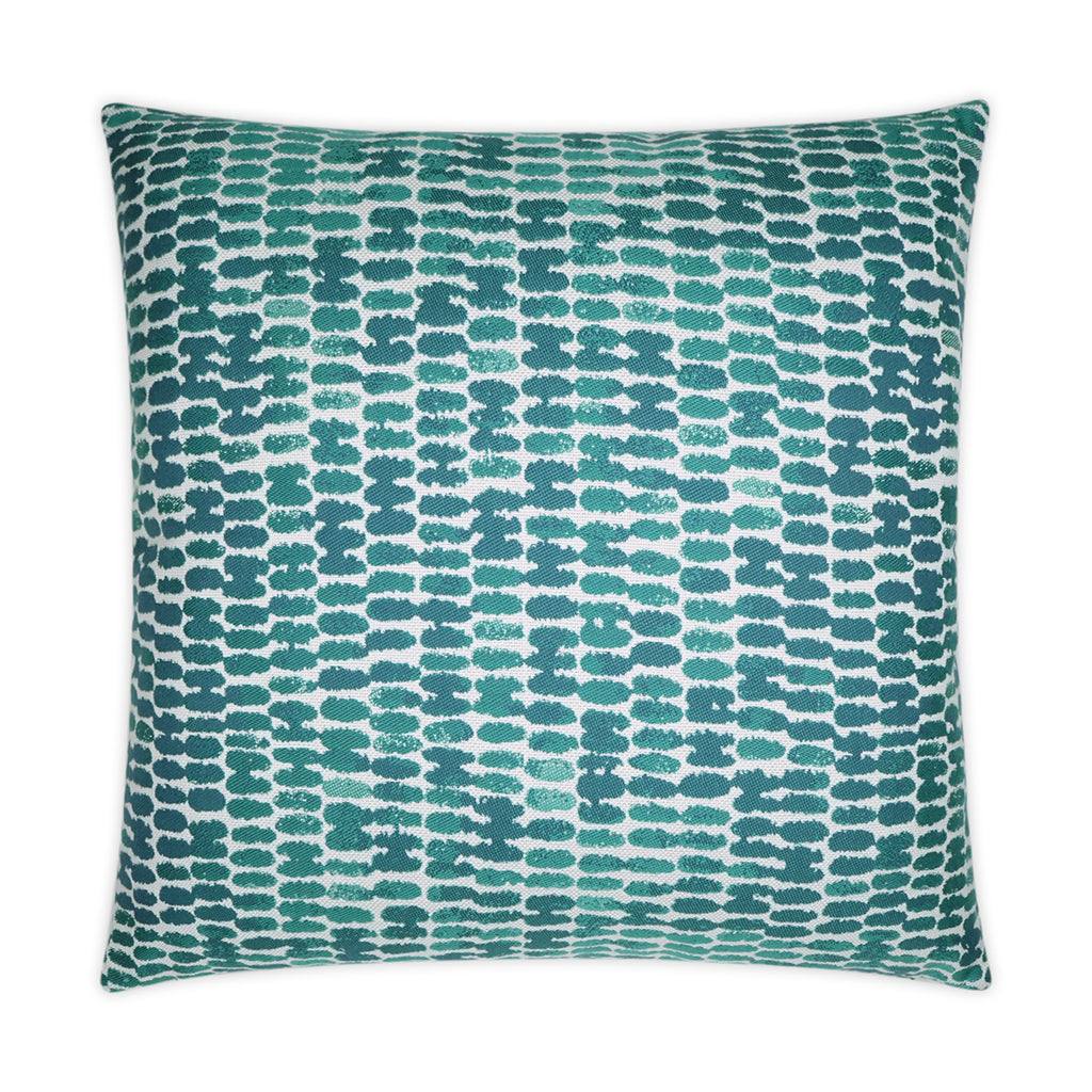 Reach Outdoor Throw Pillow - Turquoise | DV KAP
