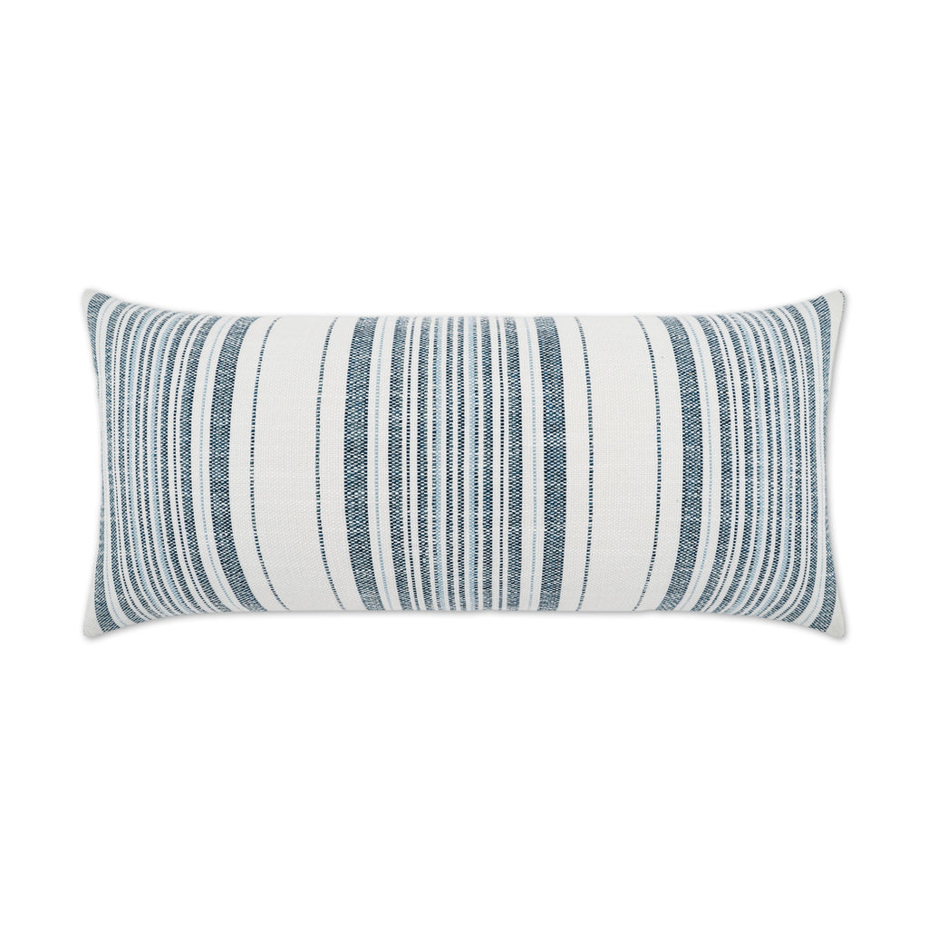 Deering Lumbar Outdoor Throw Pillow - Indigo | DV KAP
