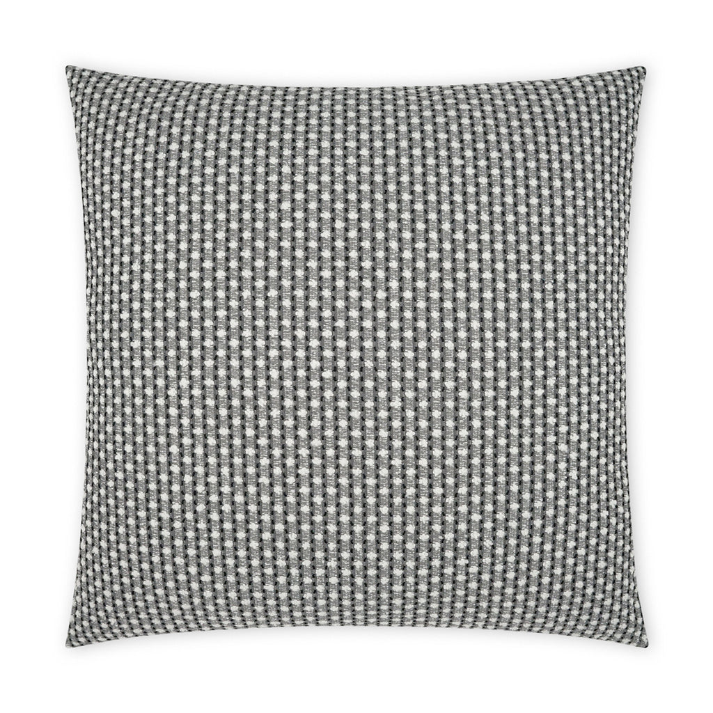 Dot Dash Outdoor Throw Pillow - Grey | DV KAP