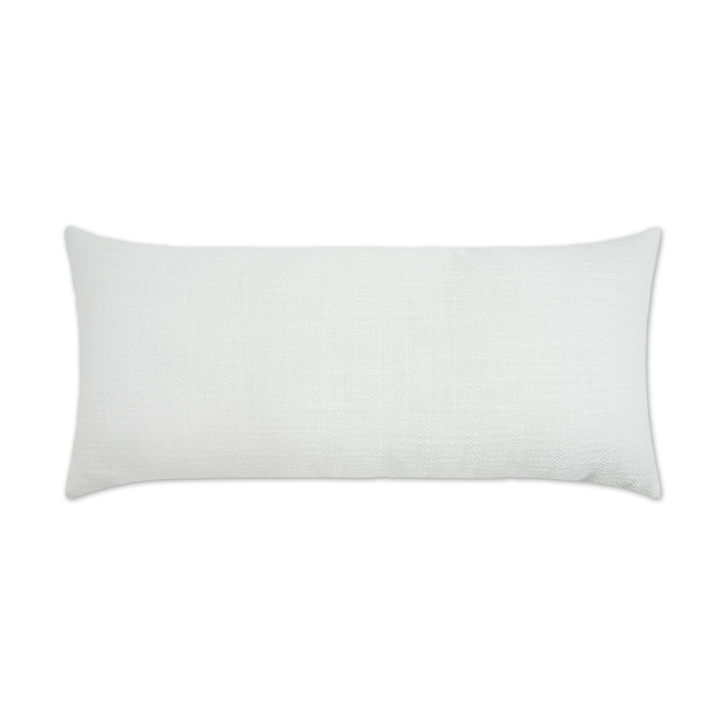 Ashmolton Lumbar Outdoor Throw Pillow - White | DV KAP