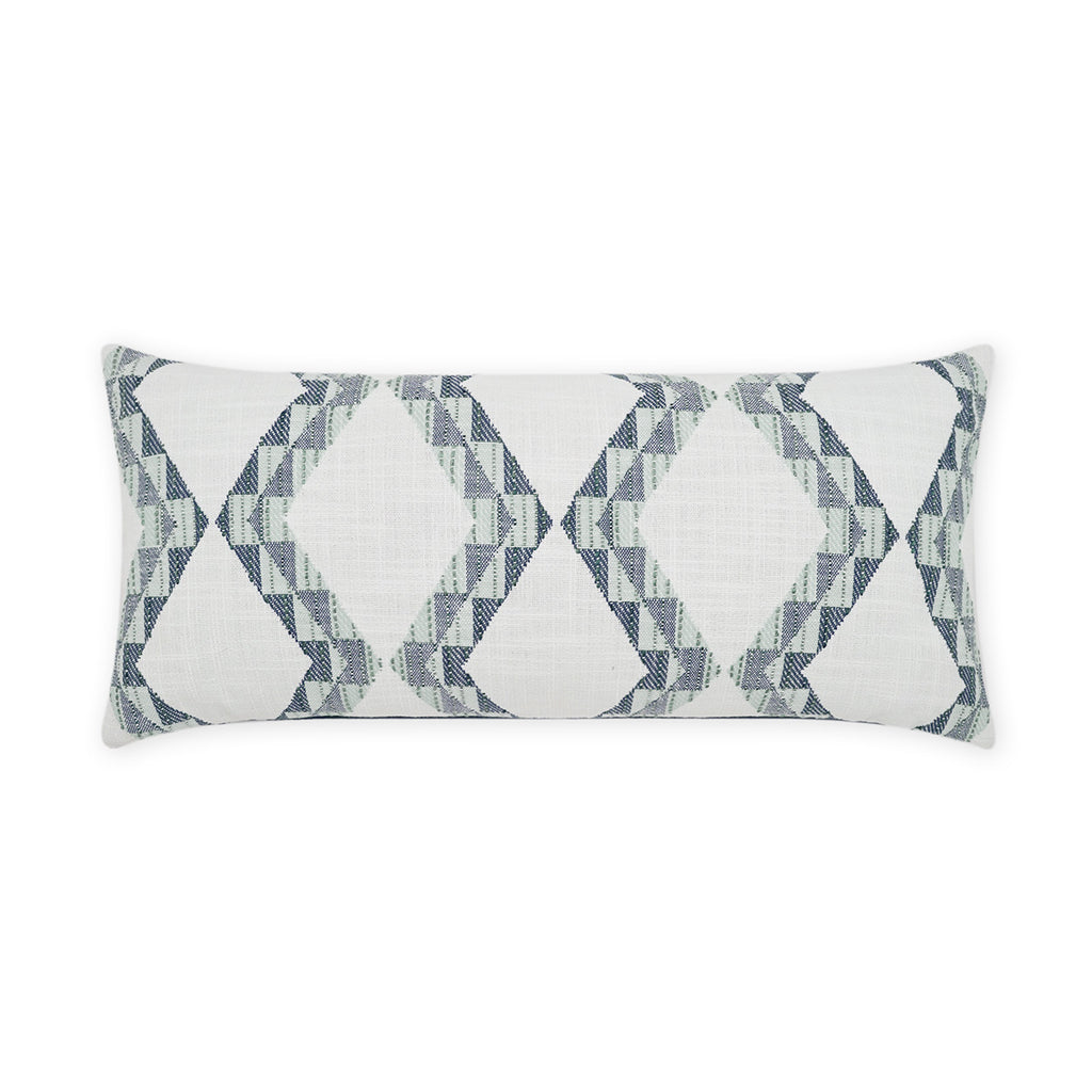 Toshi Lumbar Outdoor Throw Pillow - Azure | DV KAP
