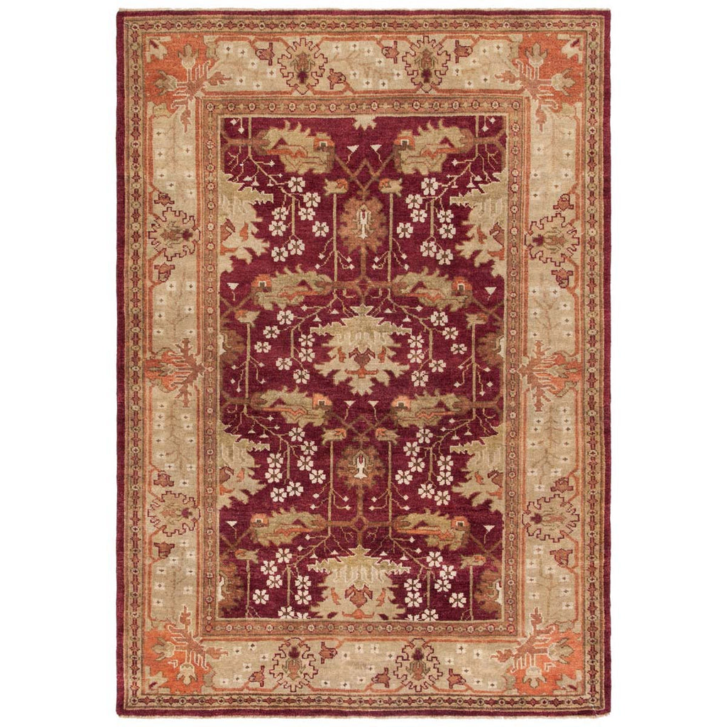 Safavieh Oushak Rug Collection OSH108A - Red / Green