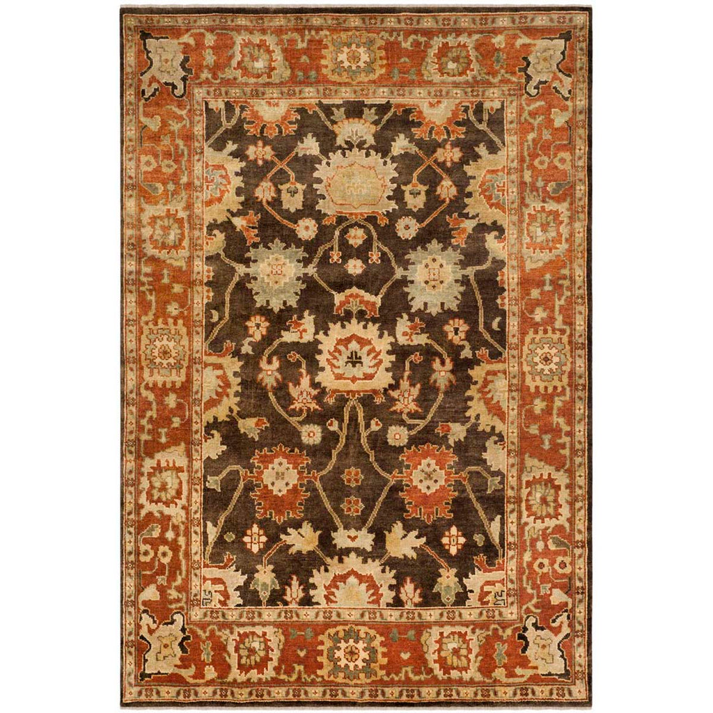 Safavieh Oushak Rug Collection OSH115A - Brown / Rust