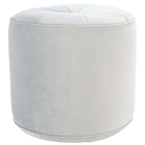 Safavieh Hawkem Cylinder Ottoman - Light Grey