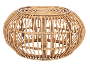 Safavieh Jacynda Round Ottoman - Honey Brown Wash