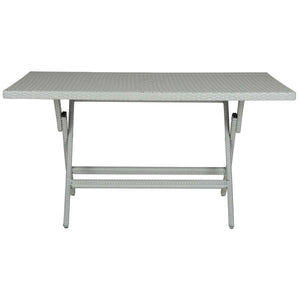 Safavieh Dilettie Rectangle Folding Table  - Grey
