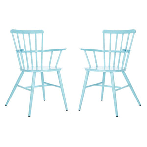 Safavieh Clifton Arm Chair - Baby Blue (Set of 2)