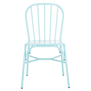 Safavieh Everleigh Stackable Side Chair - Baby Blue (Set of 2)