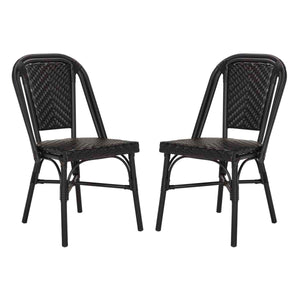 Safavieh Daria  Side Chair - Black (Set of 2)
