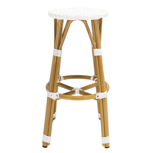 Safavieh Kelsey Indoor Outdoor Bar Stool - White