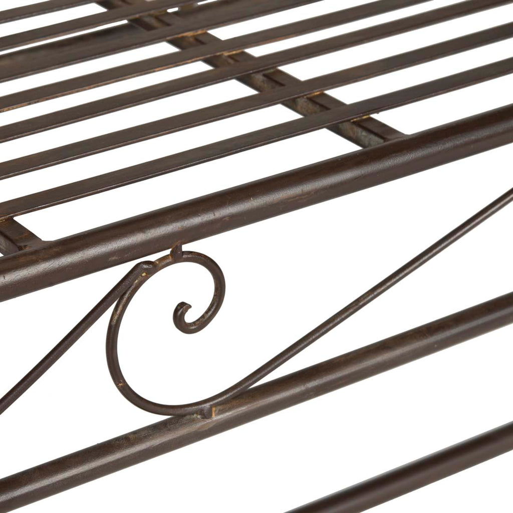 Safavieh Hadley Bench - Rustic Brown