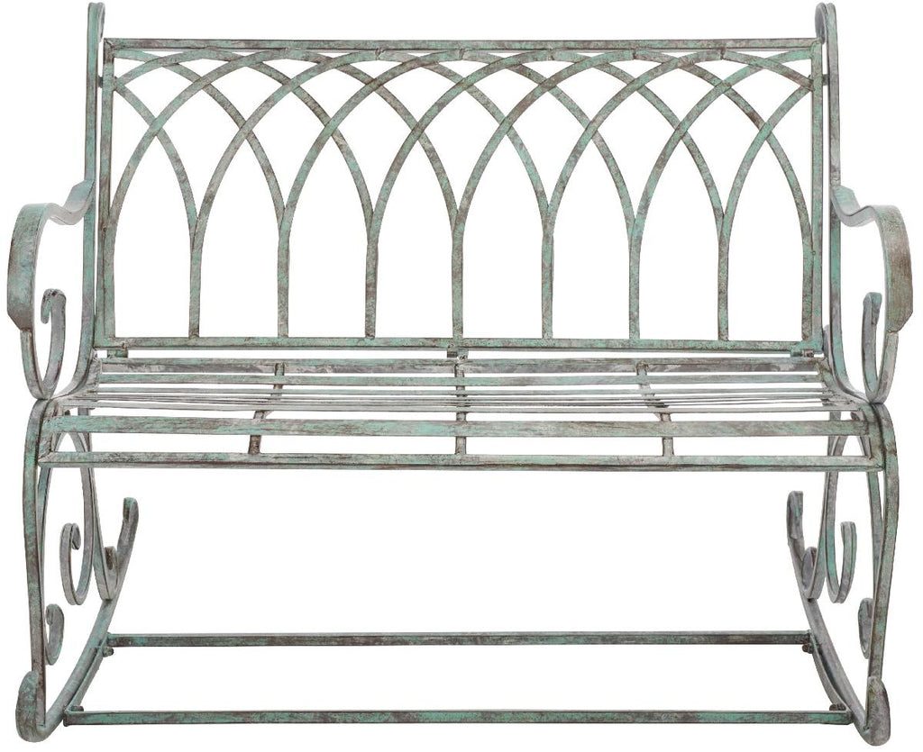 Safavieh Ressi Rock Bench - Antique Green