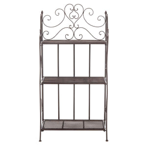 Safavieh Torus 3-Tier Shelf - Unearthed Rust