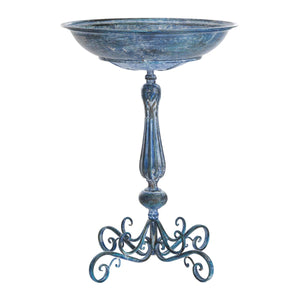Safavieh Orian Bird Bath - Mossy Blue