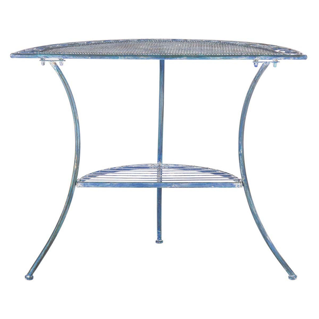 Safavieh Genson End Table - Antique Blue