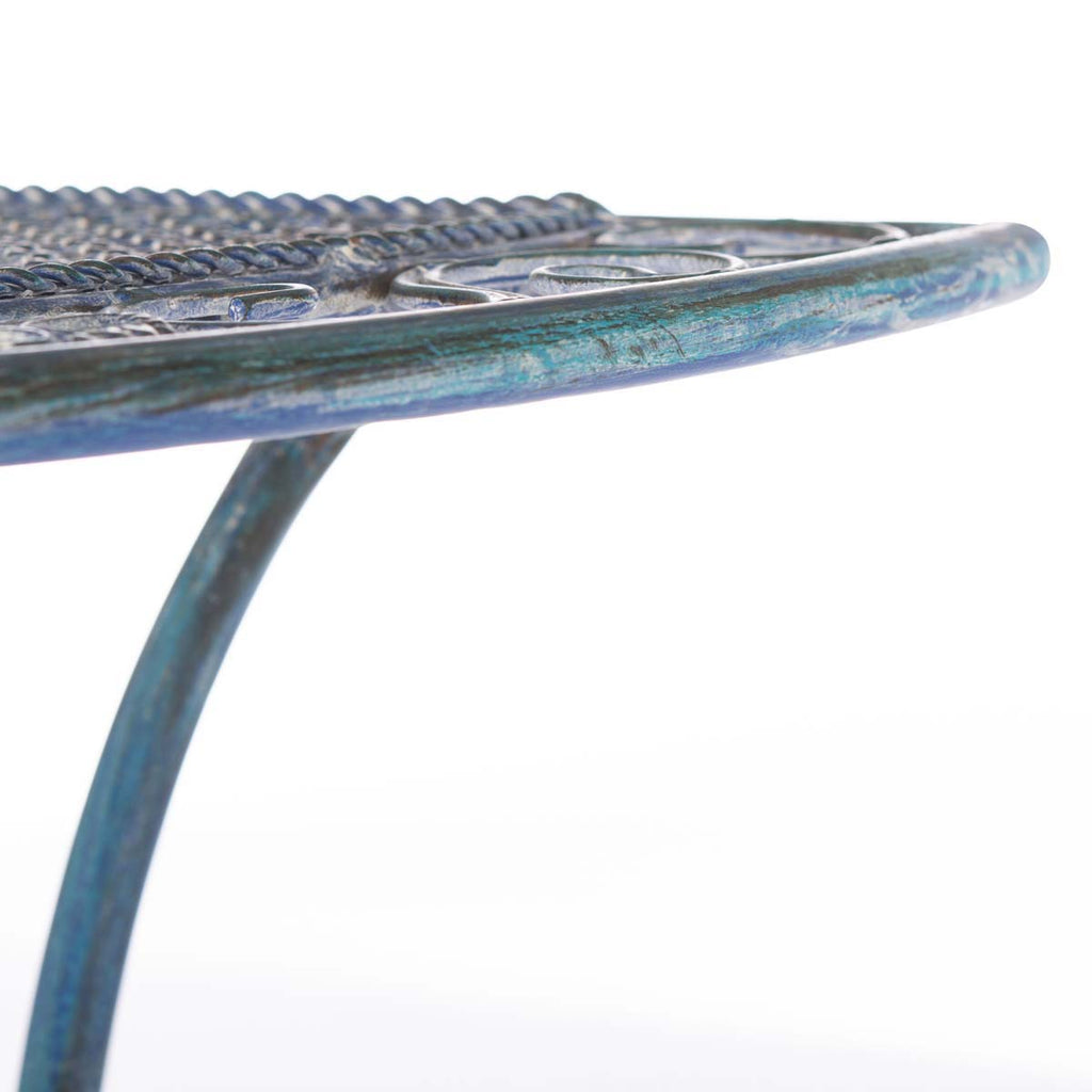 Safavieh Genson End Table - Antique Blue