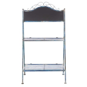 Safavieh Natum Plant Stand - Antique Blue