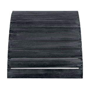 Safavieh Mopani Ottoman - Dark Slate Grey