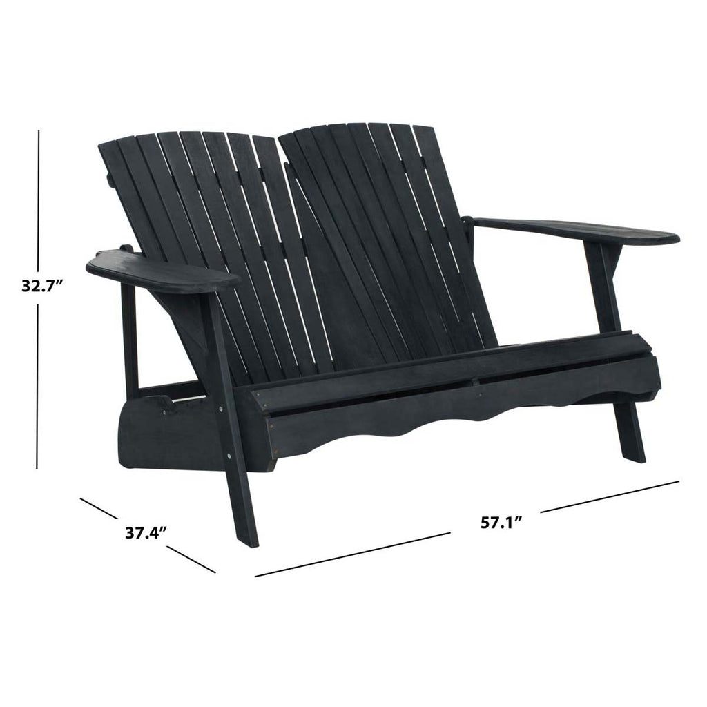 Safavieh Hantom Bench - Dark Slate Grey