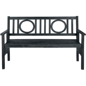 Safavieh Piedmont Folding Bench - Dark Slate Grey