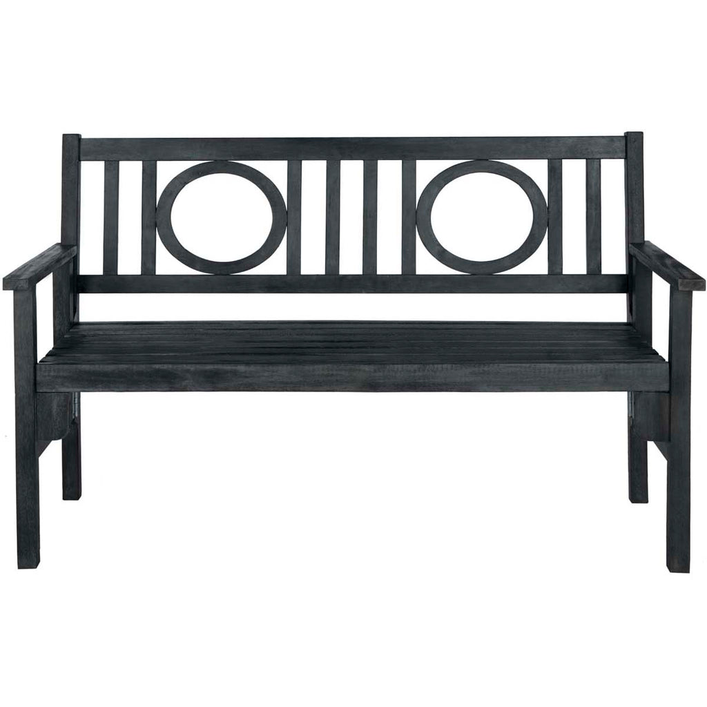 Safavieh Piedmont Folding Bench - Dark Slate Grey