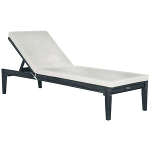 Safavieh Montclair Sunlounger - Dark Slate Grey/Beige