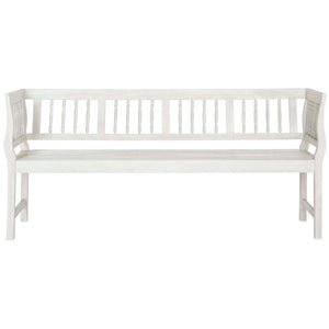 Safavieh Brentwood Bench - Ash Grey/Beige