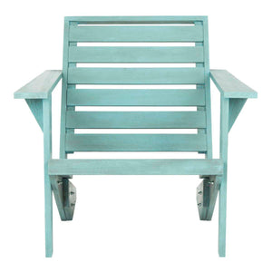 Safavieh Lanty Adirondack Chair  - Beach House Blue