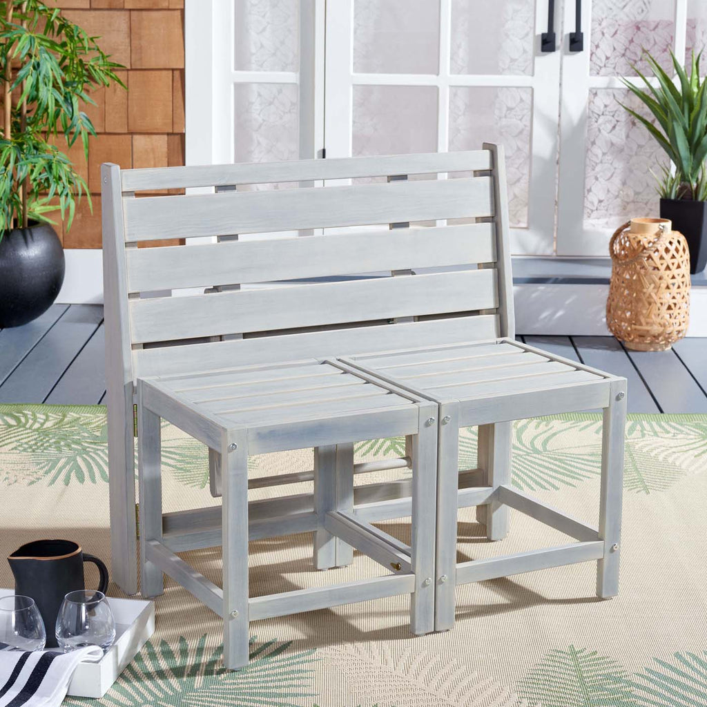 Safavieh Belamy Transformer Bench - Ash Grey