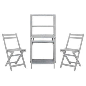 Safavieh Griffen Balcony Dining Cabinet - Ash Grey