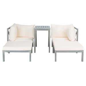 Safavieh Ronson 5 Piece Sectional Set - Ash Grey