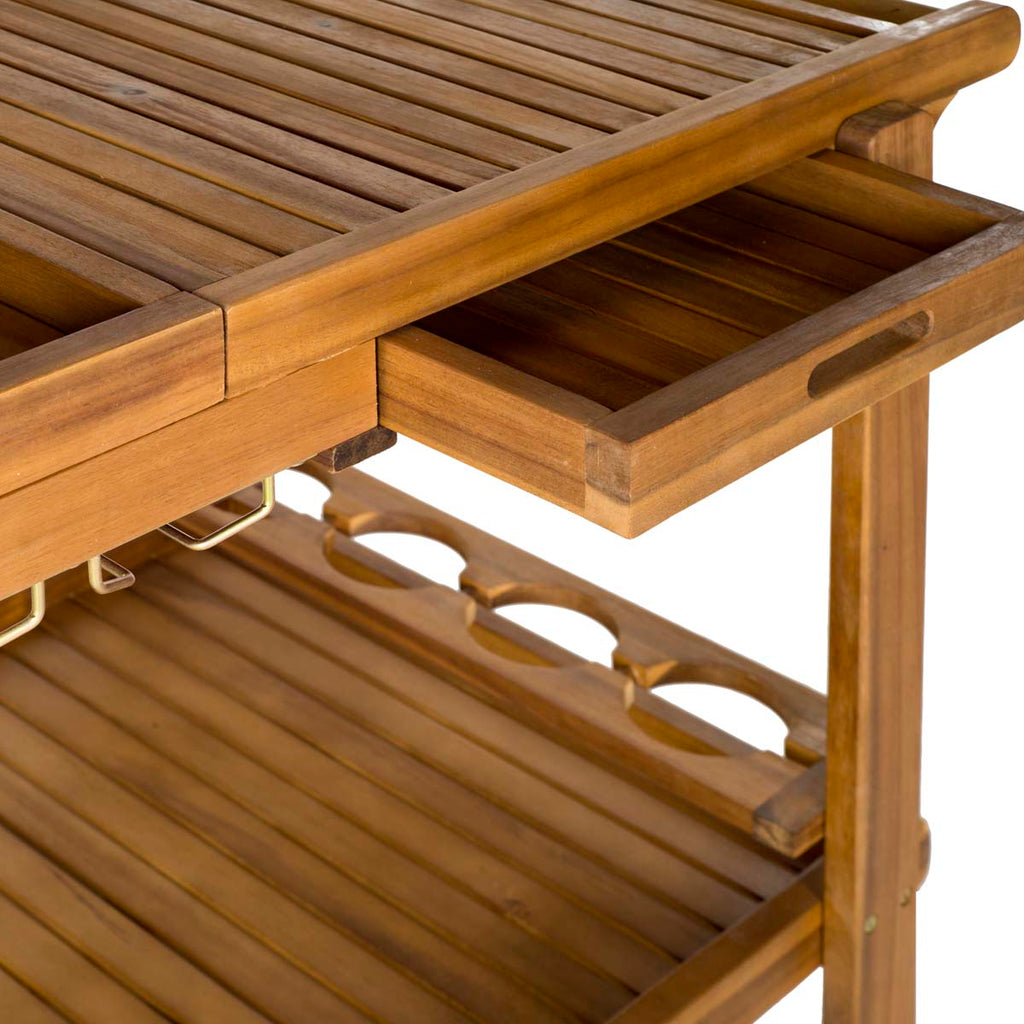 Safavieh Orland Tea Trolley - Natural