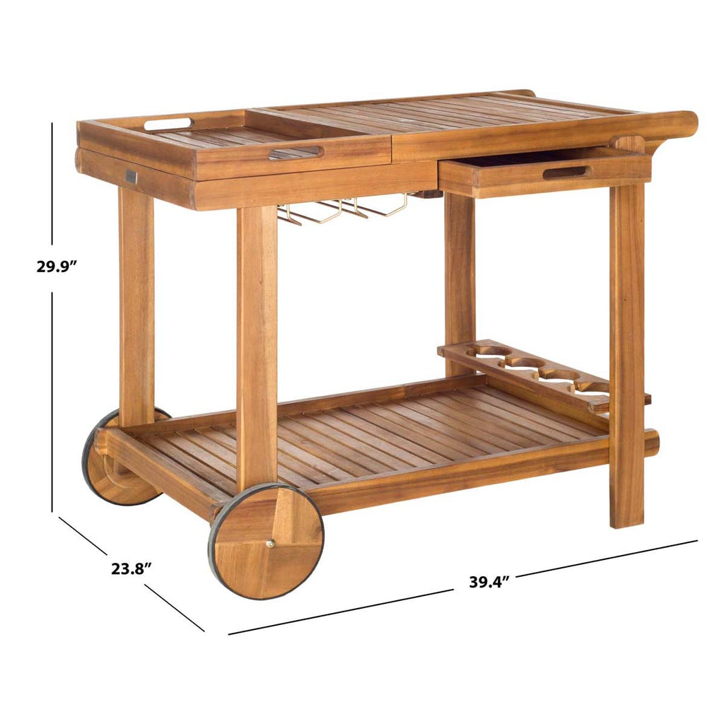 Safavieh Orland Tea Trolley - Natural