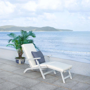 Safavieh Palmdale Lounge Chair - Grey/Beige