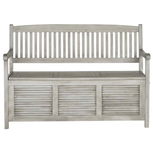 Safavieh Brisbane Storage Bench - Grey