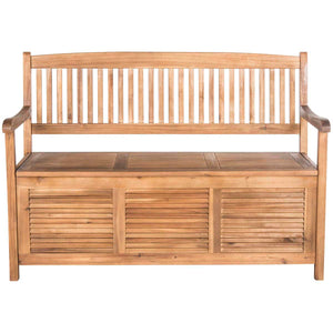 Safavieh Brisbane Storage Bench - Natural