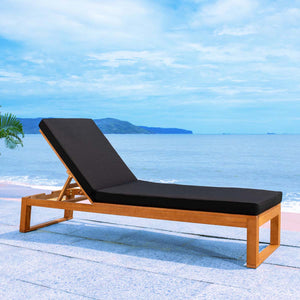 Safavieh Solano Sunlounger - Natural / Black