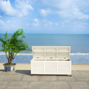 Safavieh Elina 47.2-Inch L Cushion Box - White