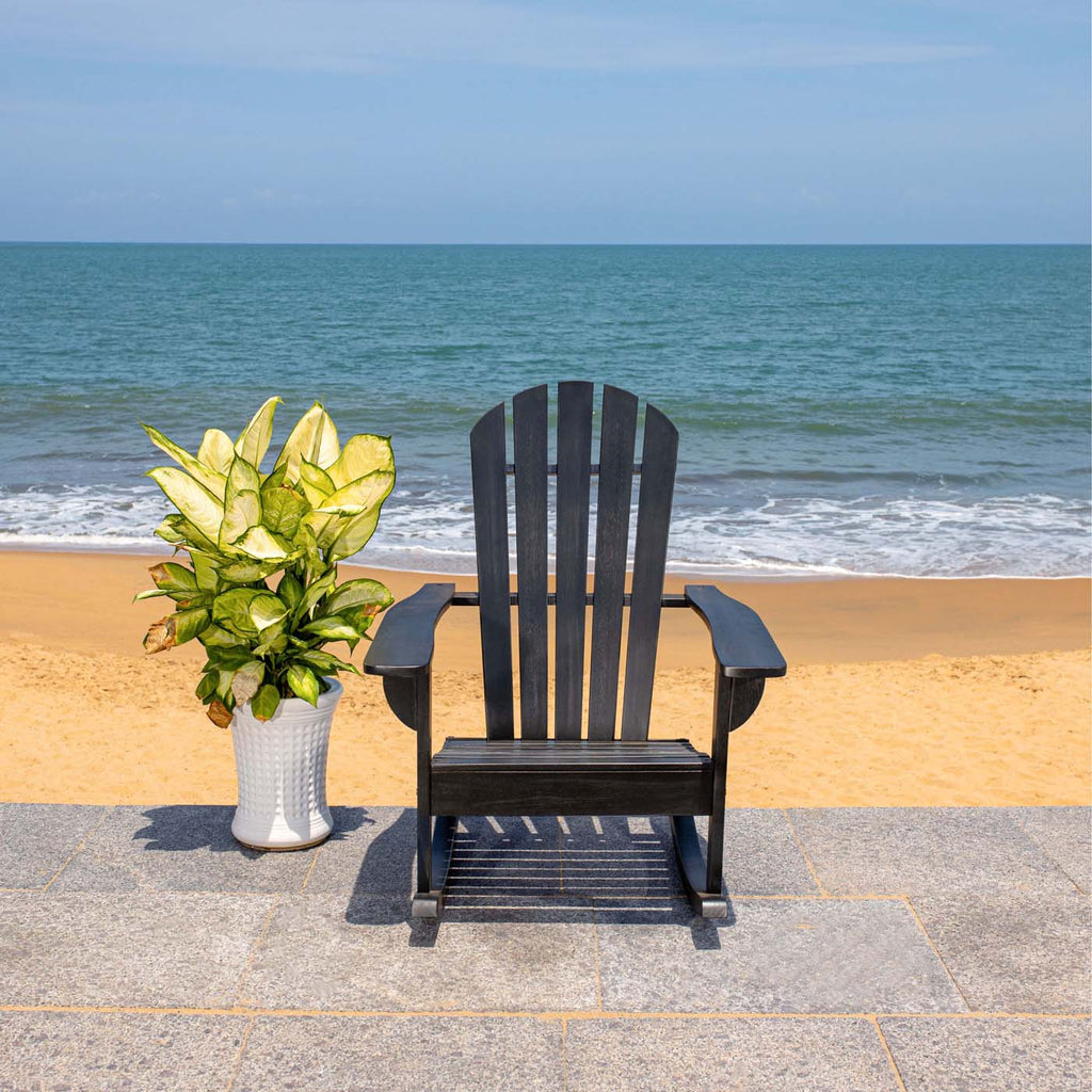 Safavieh Brizio Adirondack/Rocking - Black